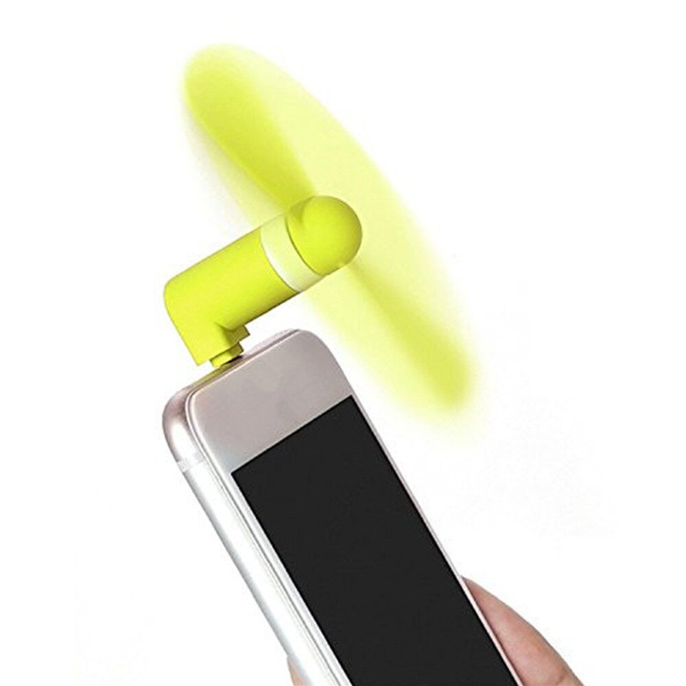 Creative Mini แบบพกพา Lightning Fan 5v 1w โทรศัพท์มือถือ Lightning Gadget พัดลม Tester สำหรับ Apple iphone 5 5s 5c se 6 6s 7 plus 8 X