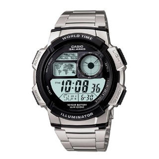 Casio Standard นาฬิกาข้อมือผู้ชาย สายแสตนเลส รุ่น AE-1000WD-1AVDF -
สีเงิน