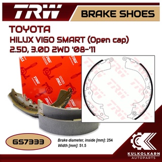 ก้ามเบรคหลัง TRW สำหรับ HILUX VIGO SMART (Open cap) 2.5D, 3.0D 2WD 08-11 (GS7333)