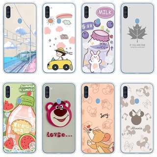 เคสโทรศัพท์ซิลิโคน TPU แบบนิ่ม สําหรับ Samsung Galaxy a02 M02 a02s M02s a10s a11