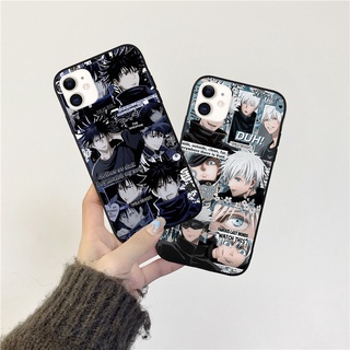 Casing for iPhone 14 13 12 11 Pro Promax 14Plus mini  X XS XR XSMAX 6 6s 5 5S 6plus/6splus 7 8 SE2020 7plus/8Plus  Full Covers Japan Anime Jujutsu Kaisen Matte Soft Cover