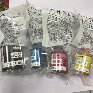 หมึกแท้/ราคาถูก/ของแท้ Brother BT-D60(BK) /BT-5000C ชุด 4 สี BK, C, M, Y #4