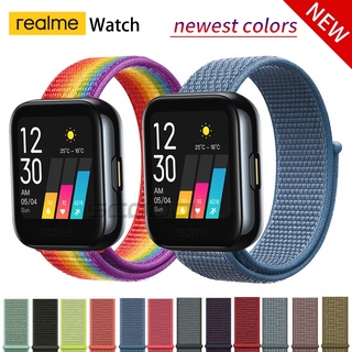 สายนาฬิกาข้อมือไนล่อน 74 สี สําหรับ Realme Watch Smart Watch