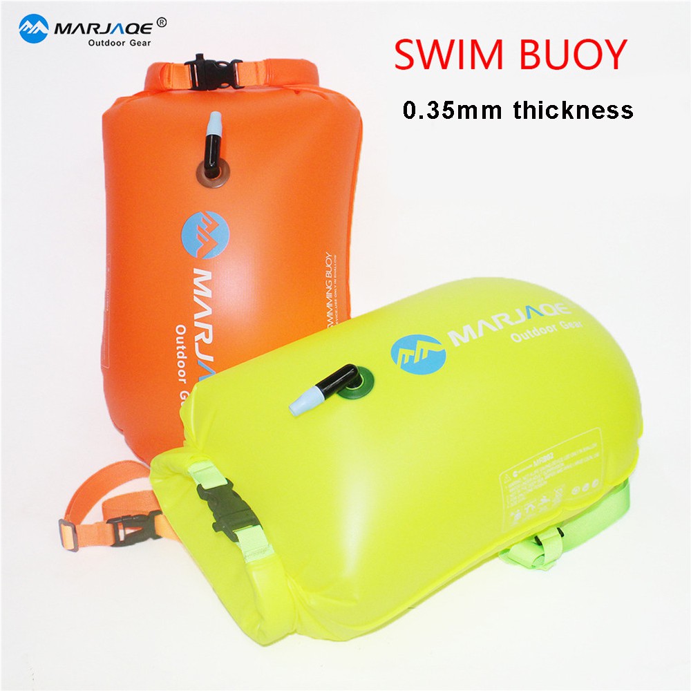 20l Inflatable Safety ว่ายน้ําทุ่นว่ายน้ํา Lifeguard หนาช่วยชีวิต Air Dry Tow Bag