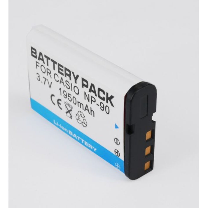 แบตกล้อง CASIO CNP-90 สำหรับCASIO Exilim EX-H10 EX-H15 EX-FH100 EX-H20G    ใช้สำหรับรุ่น NP-90 CNP-9