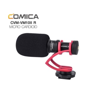 COMICA CVM-VM10II RED Micro Compact Directional Condenser Shotgun Video Microphone ไมโครโฟน รับประกันศูนย์ 1ปี