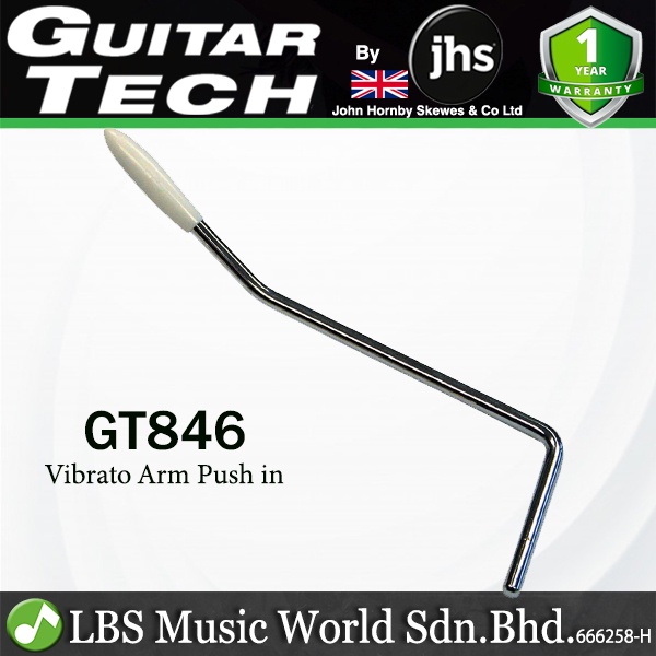 Guitar Tech GT846 Vibrato Tremolo Arm Push In Type สําหรับกีตาร์ไฟฟ้า - Chrome (GT 846)