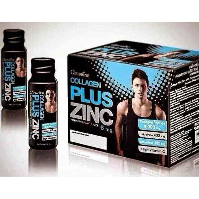 COLLAGEN PLUS ZINC GIFFARINE ผสม L-Arginine HCI  คอลลาเจน พลัสซิงก์ กิฟฟารีน คอลลาเจนสำหรับผู้ชาย