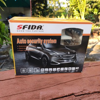 รีโมท​ กันขโมย​ ​รถยนต์​ SFIDA ไร้สาย ทั้งชุด มีไซเรน รีเลย์ 2รีโมท 4รีโมท ไร้สาย