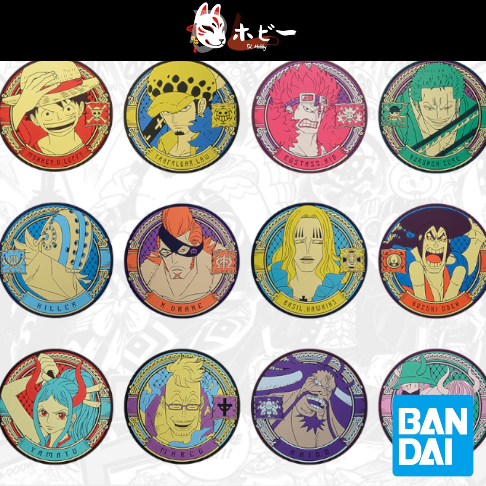 One Piece Wano Kuni Rubber Coaster Act 3 Ichiban Kuji สินค้าอย่างเป็นทางการ