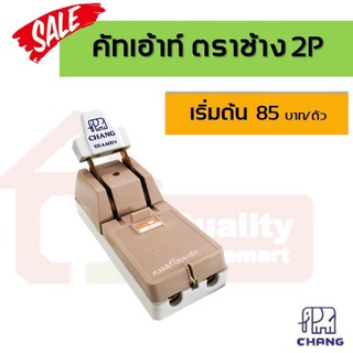 สะพานไฟ คัทเอ้าท์ ตราช้าง รุ่น 2P