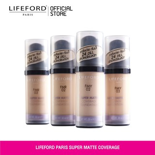 Lifeford Paris ไลฟ์ฟอร์ด ปารีส Super Matte Coverage Foundation รองพื้นเนื้อแมทท์