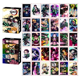 การ์ด Demon Slayer Lomo Card Anime Kimetsu No Yaiba โฟโต้การ์ด 30 ชิ้น