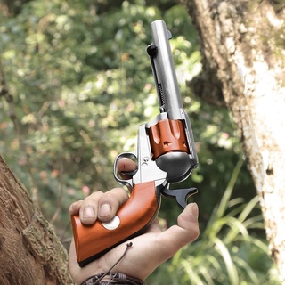 ใหม่ ประพฤติตัวดี Tiger Wilderness Red Dead Boy Revolver Alloy Soft Bullet Toy Pistol