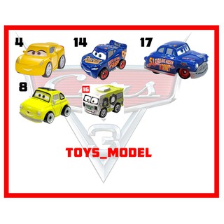 (part2) Mini Racer Disney x Pixar Car3 โมเดลรถ เลือกหมายเลขได้ตามต้องการ