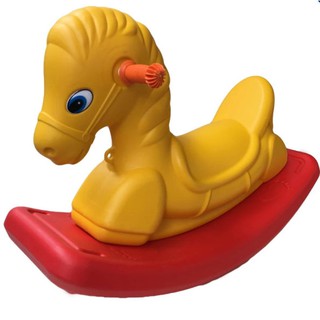 Rctoystory ม้าโยกเยก 2 สี (แดง/เหลือง)