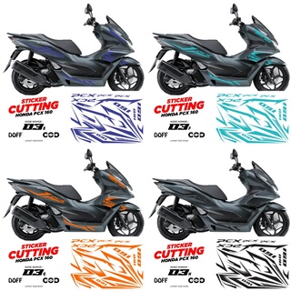 สติกเกอร์ตัดตัวถังรถมอเตอร์ไซค์ สําหรับ Honda PCX 160 Graphic Variation ARS05 DOFF