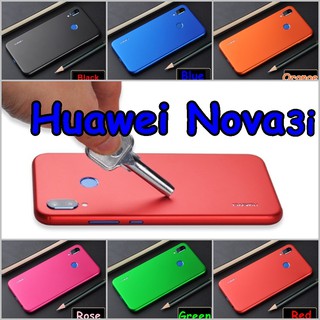Huawei Nova 3i  ฟิล์มสติกเกอร์สีเงาหลังเครื่องและขอบ 4 ด้าน  กันน้ำกันเหงื่อ กันรอยขีดข่วน