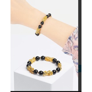 กำไลข้อมือปี่เซียะ Beads Stone Pi Xiu Bracelet for Women