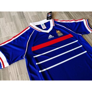 FRANCE home kit RETRO 1998 เสื้อฝรั่งเศส ย้อนยุค 1998