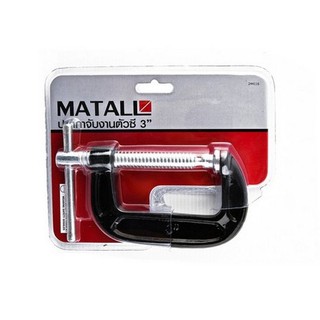 Work pen 3" MATALL DT-HMP81008 C-CLAMP Hand tools Hardware hand tools ปากกาจับงาน ปากกาจับงาน ตัวซี MATALL DT-HMP81008 3