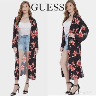 Guess : Long Black Kimono