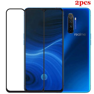 2PCS กระจก OPPO Realme X2 Pro Tempered Glass Full Cover Glue Glass Screen Protector กระจกครอบเต็ม ป้องกันหน้าจอ