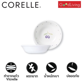 Corelle ชามอาหาร ขนาด 290 ml. 5.4 (13.5 cm.) ลาย Plum  2 ชิ้น/C-03-410-PU-2