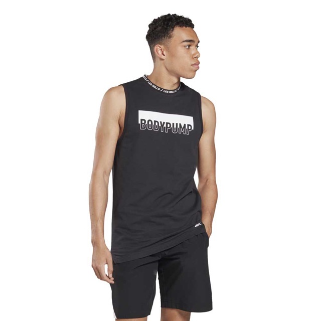 (พร้อมส่ง)REEBOK LESMILLS BODYPUMP TANK TOP