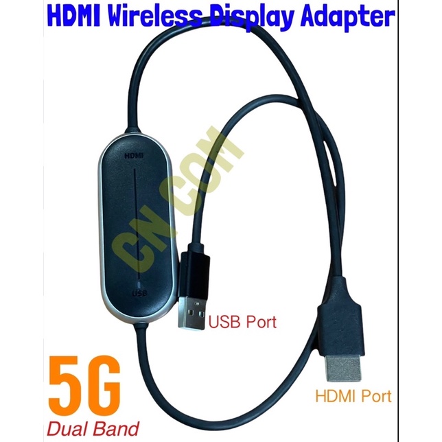 HDMI 4K Wireless Display Adapter Miracast USB+HDMI 4K Wireless Display Adapter UTH-00032 / อะแดปเตอร์ / รับประกั...