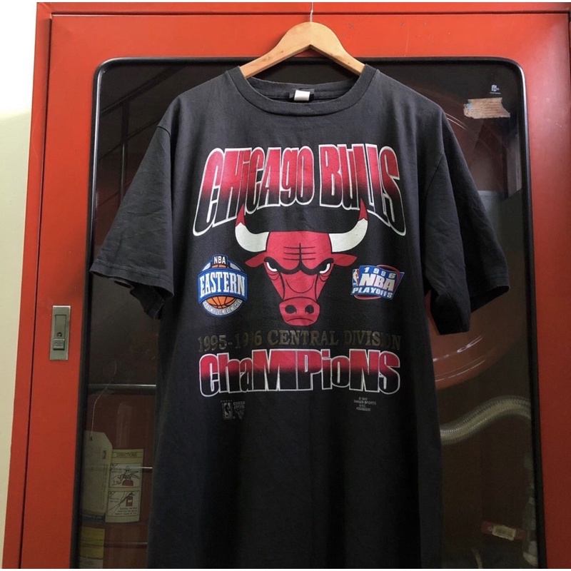 (แท้ 100%) Vintage เสื้อ Chicago bulls 72 Wins 1995-1996 ตอกปี 1996