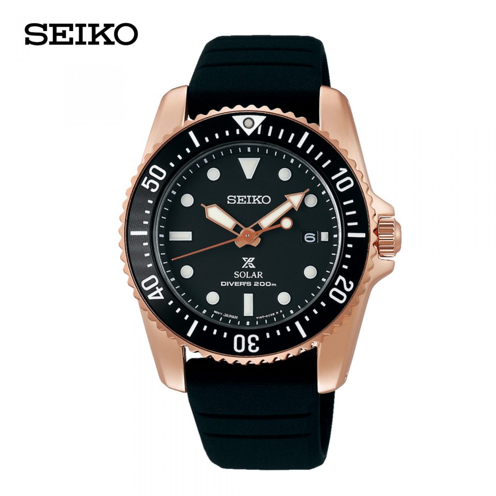 Seiko (ไซโก) นาฬิกาผู้ชาย Prospex Diver Scuba Solar SNE586P ระบบโซลาร์ ขนาดตัวเรือน 38.5 มม.