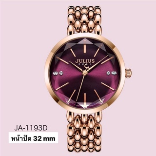 Julius watch นาฬิการุ่น Ja-1193 นาฬิกาแบรนด์แท้จากหลี นาฬิกาผู้หญิง