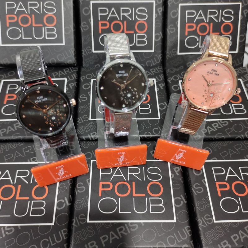 Paris Polo Club นาฬิกาผู้หญิง รุ่น 3PP-2203938M  สายสเตนเลสสตีล