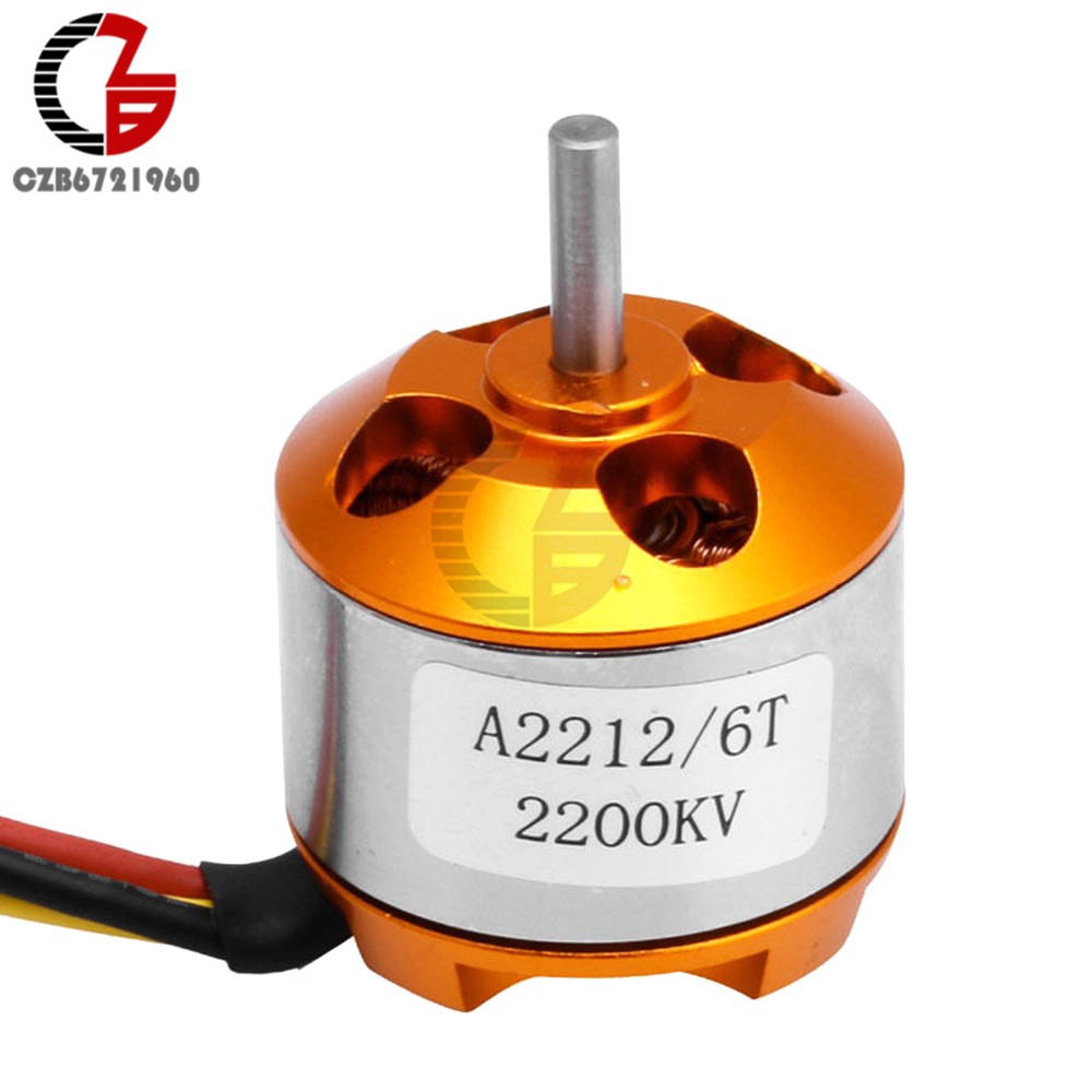 มอเตอร์ a 2212 2200 kv 6 t brushless outrunner dc สําหรับโดรน