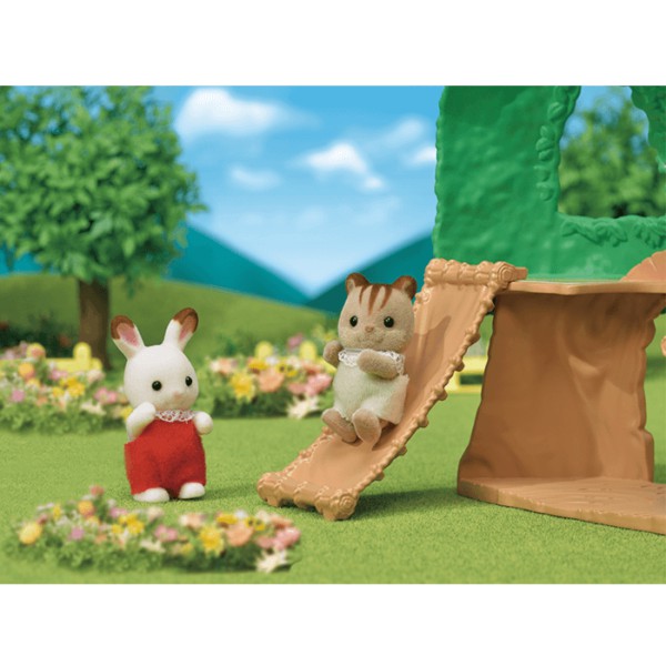 🏠 บ้านต้นไม้สุดหรรษา พร้อมตุ๊กตาเบบี้กระรอกวอลนัท ซิลวาเนียนแท้ Baby Tree House - Walnut Squirrel : Sylvanian บ้านตุ๊กตา - รูปที่ 4