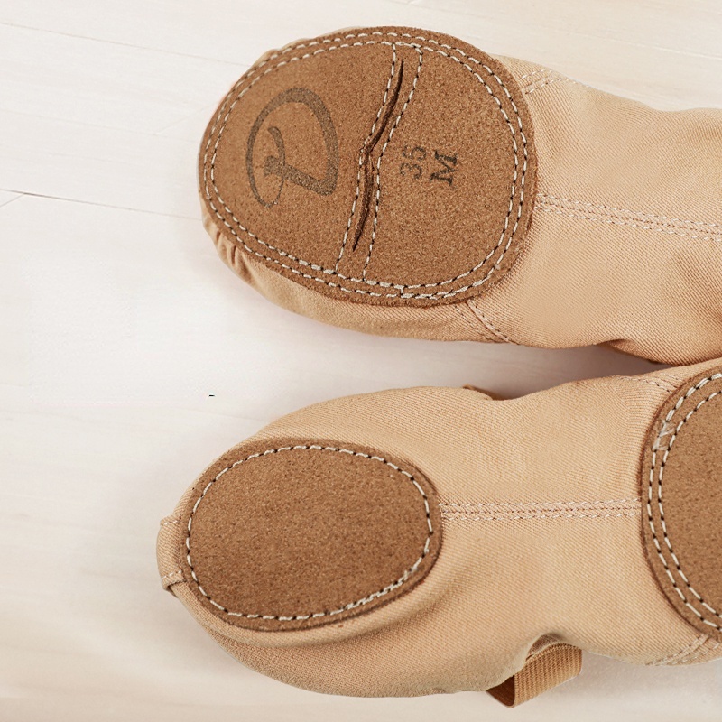 รองเท้าบัลเล่ต์ รองเท้าเต้นรํา สําหรับผู้หญิง - รูปที่ 3