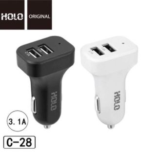 ที่ชาร์จ ในรถยนต์ USB 2ช่อง Car Charger HOLO C-28