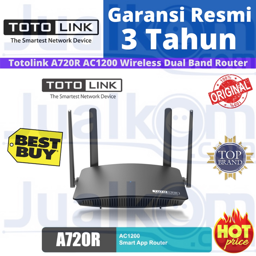 Totolink A720R AC1200 เราเตอร์ดูอัลแบนด์ไร้สาย