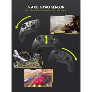 switchDATA FROG Wireless BluetoothComatible Gamead Comatible Nintendo Switch ro Controller Joystick For C/Switch OLEDRen