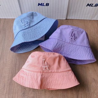 หมวก MLB Blind Bucket Hat หมวกปีก โลโก้ LA คละสี