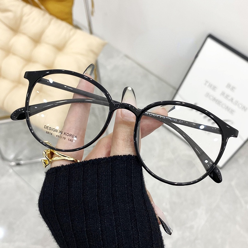 Retro รอบแว่นตาสไตล์เกาหลี 2026 Nerd Optical Vision Blue Light Blocking Unisex กรอบ