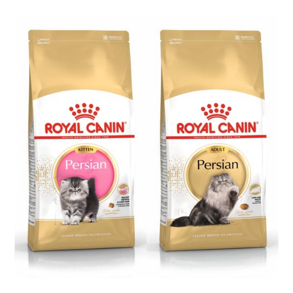 Royal canin Kitten , Adult Persian อาหารสำหรับลูกแมว และ แมวโต พันธุ์เปอร์เซีย ขนาด 400 กรัม