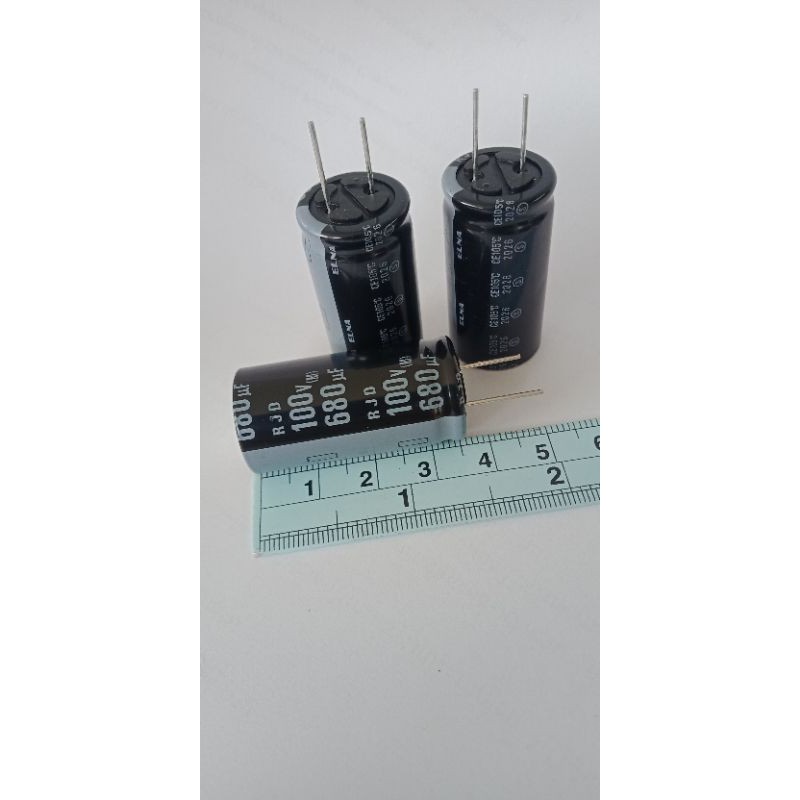 680UF 100V คาปาซิเตอร์ELNAสีดำ ทนร้อน105C(แพ็ค10ตัว)ขนาด18x36mm,แท้-ใหม่แกะกล่อง,ตัวเก็บประจุไฟฟ้า,ตัวCอิเล็คโตรไลท์ – โปรปัง