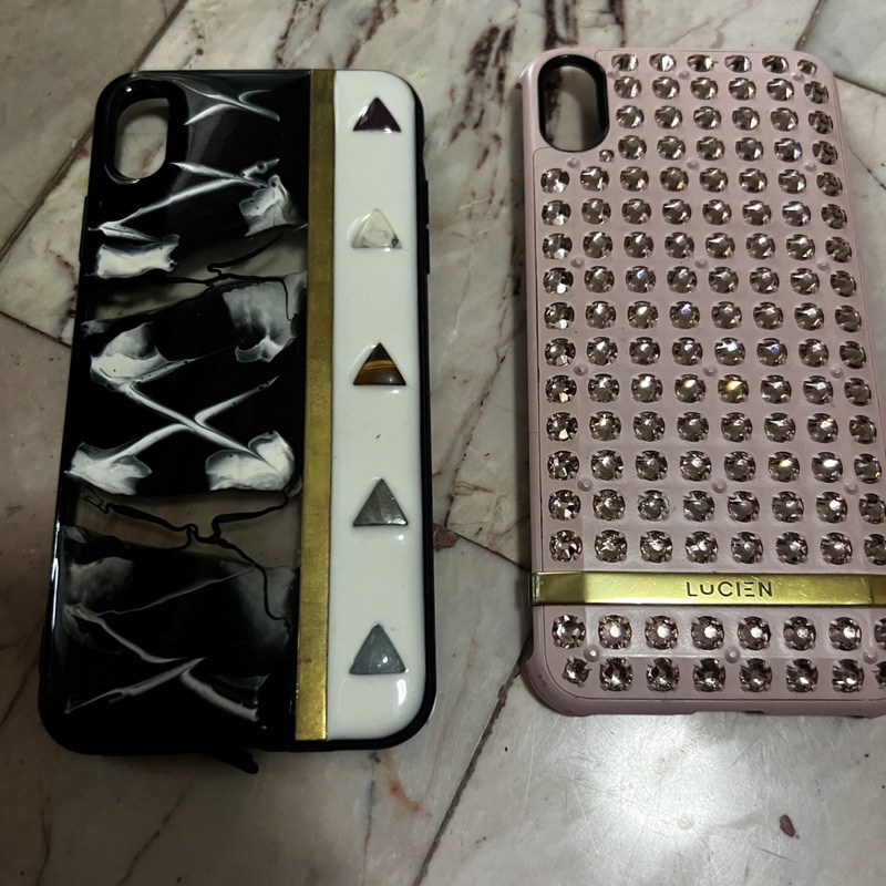 Used case LUCIEN แท้ 100% iphone xs max + case หินนำโชค iphone xs max ส่งต่อ 2 อัน 500฿