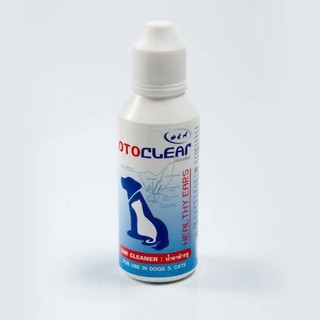 Oto clear โลชั่นเช็ดทำความสะอาดหู น้ำยาทำความสะอาดหู น้ำยาเช็ดหู สำหรับสุนัขและแมว 60มล