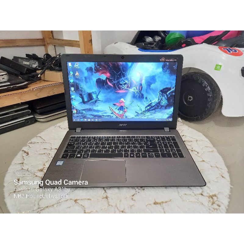 โน๊ตบุ๊คมือ2 Core i5 Gen 7 Ram8gb H​DD1000gb แบตเก็บไฟ จอ 15.6 " รุ่น Acer Aspire F5-573G  #มีบริการเก็บเงินปลายทาง