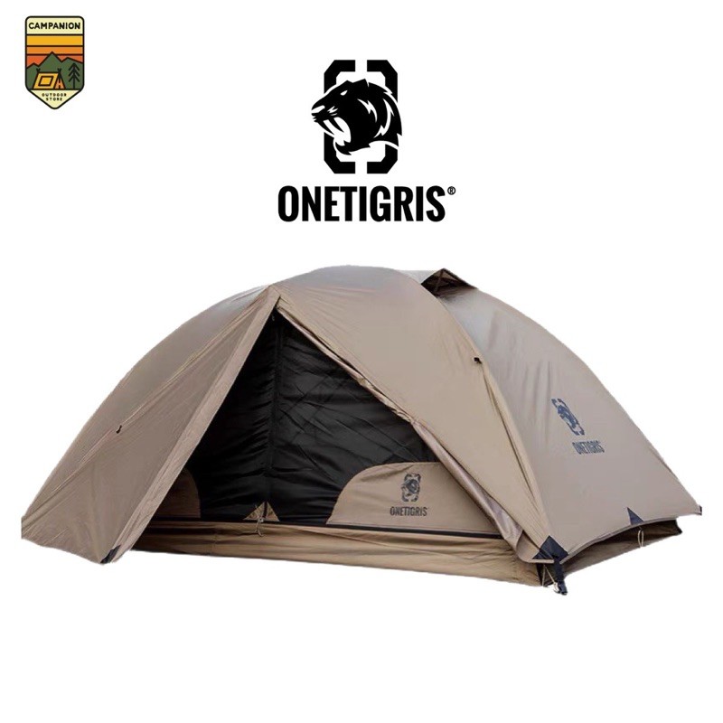 Onetigris Cosmitto Backpacking Tent เต็นท์ทรงโดม แบบมีโครง สี Coyote Brown *มีประกัน (CE-HZP01-CB)