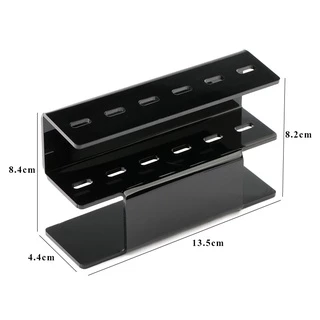 ชั้นวางขนตาปลอมอะคริลิค 6 ชิ้นทนทาน 1 ชุด