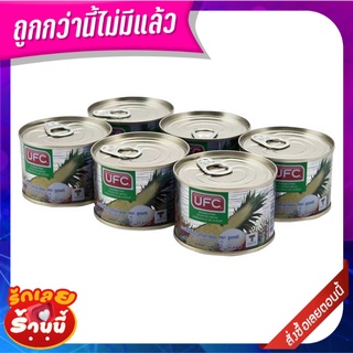 ยูเอฟซี เงาะสอดไส้สับปะรดในน้ำเชื่อม 6 ออนซ์ x 6 กระป๋อง UFC Rambutan + Pineapple In Syrup 6 Oz. x 6 Cans